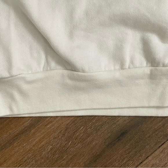 Margaux & Lexi - White Pullover Sweatshirt, Christmas Tree in Snow Globe Size XL - Picture 4 of 7